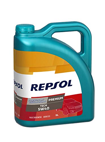 Repsol RP081J55 Premium Tech 5W-40 Aceite de Motor para Coche, 5 L