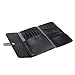 SODIAL(R) Hair Scissor Bag Pro Leather Scissors Waist Pack Hairdressing Tool Pouch Holder Case