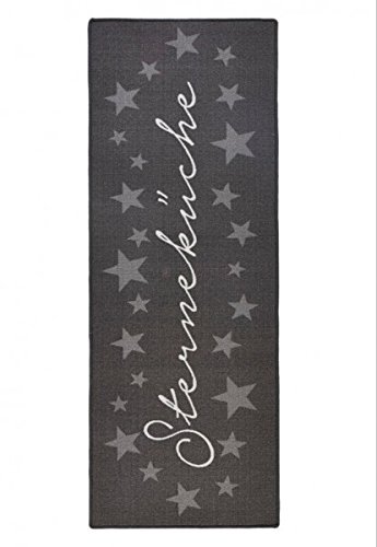 Hanse Home 102369 Design Velours Küchenläufer Sterneküche, Grau, 67×180 cm - 2