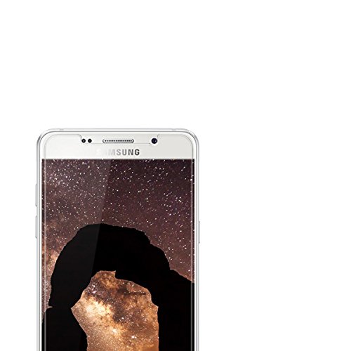 kwmobile Panzerglas Displayschutzfolie für Samsung Galaxy A5 (Version 2016) – (kleiner als das Display, da dieses gewölbt ist) Schutzglas Schutzfolie Displayschutz Glasfolie in kristallklar - 4