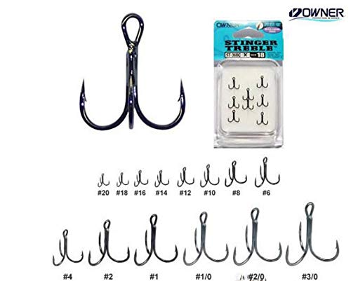 Owner St-36bc Stinger Predator Treble Hooks