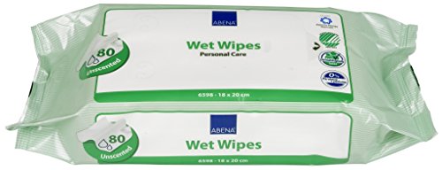 Abena Moist Skin CLeansing Wipes 18 x 20 cm Refill 80 Pcs.