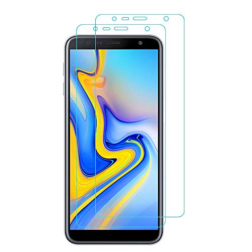 QianXu Samsung Galaxy J6 Plus J4 Plus Screen Protector,【2-Pack】 Screen  Protector for Samsung Galaxy J6 plus J4 plus J6+ J4+ Tempered Glass