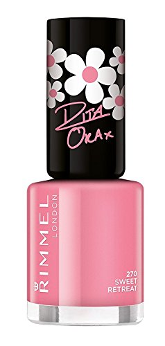Rimmel London 60 Seconds Super Shine Rita Ora Summer Shades Nail Polish, Sweet Retreat - 8 ml