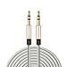 Produktbild 3,5 mm Audio Kabel 1,2 m Stecker auf Stecker AUX Kordel interconnects Stereo Jack Kabel für Auto-Stereoanlagen iPhone iPod MP3 Kopfhörer Handy Tablets Headset PC Laptop