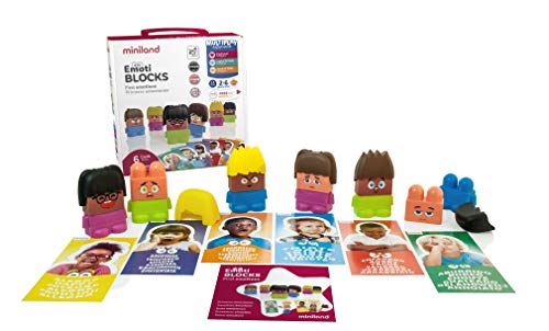 Miniland- Set de Personajes con Piezas Intercambiables, Multicolor (32350)