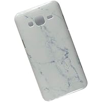J320 Slim Phone Case for Samsung Galaxy J3 (2016) J320. White Marble.