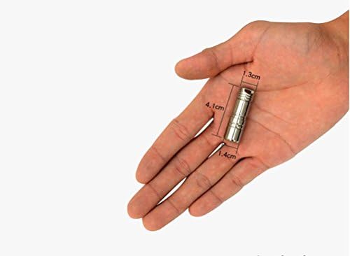 GJY LED FLASHLIGHTKeychain Flashlight Highlight Mini Miniature Quantum Stainless Steel Mini Flashlight Super Mini Pocket Usb Charger