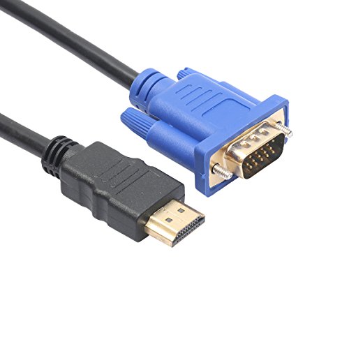 OULII 1.8 M Full HD 1080p HDMI auf VGA Adapter Konverter Kabel - 2