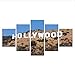 Produktbild Wuwenw Hd-Druck 5 Stück Leinwand Wand Kunstdruck Hollywood Malerei Moderne Home Decor Wandkunst Bild Wohnzimmer Dekor Malerei, 4X6 / 8/10 Zoll, Mit Rahmen