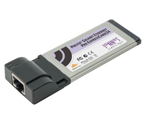 Sonnet Technologies Presto Gigabit Ethernet Pro ExpressCard/34 by Sonnet Technologies