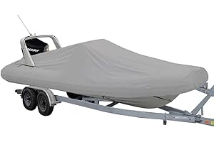 Tauds de Bateau Semi-rigides Oceansouth, avec Ouvertures arrière pour Les arceaux de sécurité. (6.4m-6.7m)