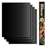 EINFACHE REINIGUNG - Mit den extragroßen Grillmatten fällt Dir nie wieder etwas durchs Grillrost und Dein Grill bleibt sauber. Lass Dir den Grillspaß nicht durch nerviges Grill reinigen nehmen. Die wiederverwendbare Grillmatte läßt sich mit einem weichem Schwamm ganz einfach reinigen und ist spülmaschinenfest.