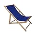 Produktbild CyclingBoy Outdoor-Strand Klappstuhl, Massivholz Oxford Tuch 4 Dateien verstellbar einfach Falten Monochrome/Streifen Farbauswahl (gestreifte Farbe kann Kissen geben),Ablue