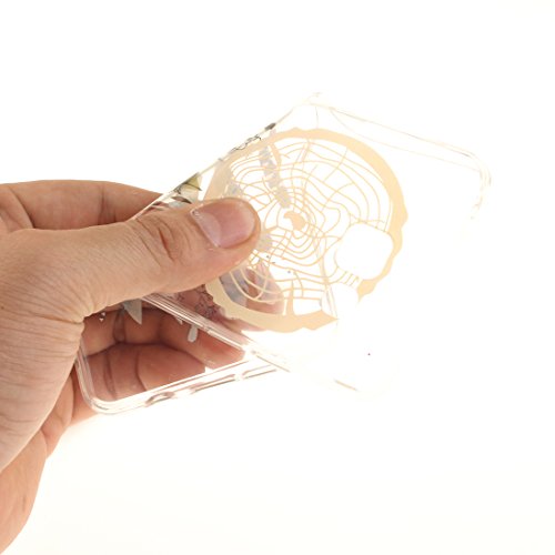 Funda Samsung Galaxy A5 2016 SM-A510F Wanxida Funda de Silicona TPU Carcasa Transparente Clara Soft Clear Case Cover Funda Blanda Delgada Carcasa Suave Ligera Caja Anti Rasgu  os Anti Choque Funda protectora con Dise  o   nico - Atrapasue  os de Pluma