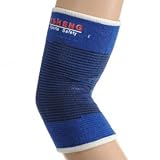 High Quality Sports Outdoor Elastic Elbow Protector Brace Pad 1 Pair Blue