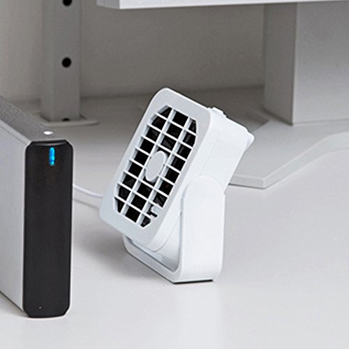 Magnet Fan, Sayou® mini usb ventilator / Tischventilator 360 Grad Rotationstischfächer für compute / home / office - 4
