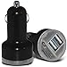 Produktbild (schwarz) umidigi Diamond X Universal Compact mit 12 V Schnelle Mini Bullet USB Dual Port In Car Charger exklusiv zu Ich – Tronixs