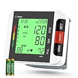 Wrist Blood Pressure Monitor 【2020 Model】, CFMOUR Automatic Blood Pressure Cuff Wrist BP Monitor with Backlight LCD Display, Home Health Monitor Irregular Heartbeat Monitoring with 2 User 198 Memories