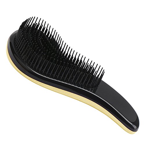 Segbeauty® 2 Stück Entwirren Bürsten Professional Detangler Haarbürste Set, Original Entwirren Kamm für Natürliche Dicke Haare, Schmerzen-Free Nass Detangling Pinsel für Kinder – Verzinktes Gold & Rose Rot - 3