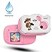 Produktbild Lvreby Mini Kids Digitalkamera - 1,44 Zoll Bildschirmschreiber mit Aufklebern Kinderspielzeug Geschenk Mehrsprachig für Kinder Jungen Mädchen,Pink