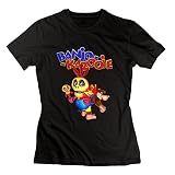 banjo kazooie switch Dual trace sewing design PingAnShu Women 100% Cotton Banjo-Kazooie Nuts & Bolts Tee Shirts Medium