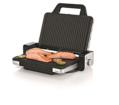 WMF LONO Kontaktgrill 2-in-1, Tischgrill, spülmaschinenfeste Grillplatten, 2100 W, cromargan matt/silber - 13