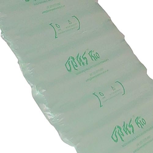 200 Wide Biodegradable Opus Bio Plastic Air Filled Pillows Cushions - Long Thin Size 50mm x 400mm - Pre-Inflated Polythene Void Loose Fill Filling Filler Packing Protective Packaging