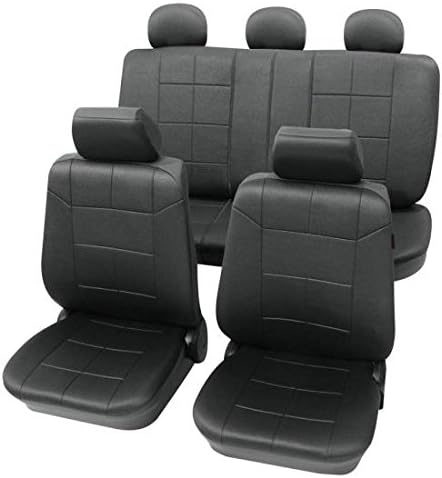 Luxury Dark Grey Washable Seat Covers - ForMercedes C-Class 1993-2000