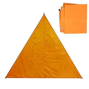 Durable Outdoor Awning, Portable Lightweight UV Resistant Sun Shade Canopy, for Picnic Outdoor Canopy Camping Simple Tent(Orange)