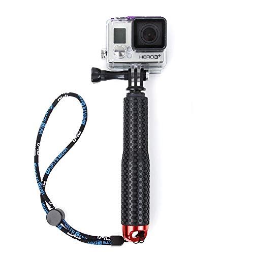 Preisvergleich Produktbild Wasserdicht Schwimmdock Handgriff Erweiterbar Selfie Stock-Aluminium-Legierung Tätigkeits-Kamera-Halter Kompatibel mit GoPro Kamera Red
