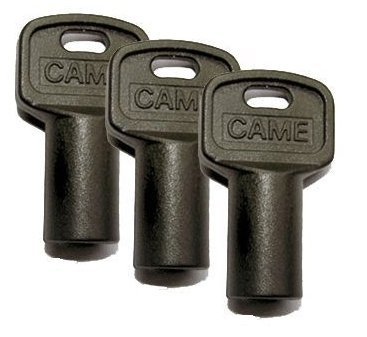 Came Lot de 3 clés de déverrouillage moteur pour moteurs série : Bx - Bk - Ati - Amico - Axo - Fast - Ferni - Frog - Krono