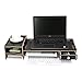 Produktbild Display-Höhe Erhöhen Regal Basis Display-Ständer Büro Desktop-Tastatur Aufbewahrungsfach Rack (Color : Black)