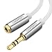 Price comparison product image UGREEN Headphone Extension Cable 1m, 3.5mm Male to Female, Stereo Jack Cord for AUX inputs,Headphones, Speakers, Tablets, PCs, MP3 Players,iPods, iPhones, iPads, Home Car Stereos etc