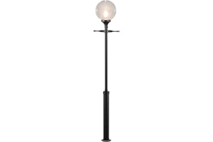 Konstsmide Classic Orion Lampe de Poteau 2,4 m Colonne Noir