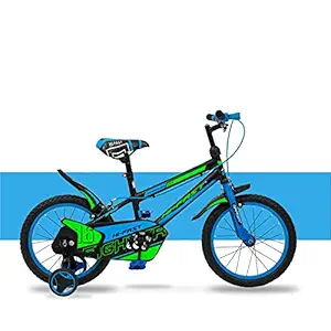 Hi-Fast 16 inch Kids Cycle for 5 to 8 Years Boys & Girls with Training Wheels (FIGHTER-16T-Semi-Assembled)