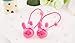 cuhair(TM) fashion 10pcs (2pcs/color) cute rabbit head design girl baby kids elastic hair ponytail holders hair tie bands rubber rope acessories