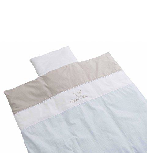 Preisvergleich Produktbild Babybettwäsche Kleiner Prinz, blau, 80 x 80 cm