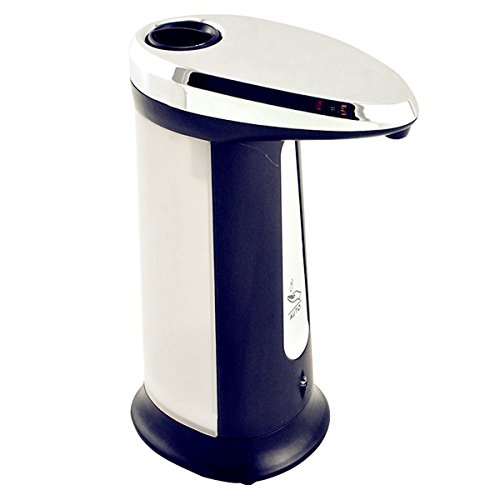 Careshine Automatische Infrarot Sensor Touchless Edelstahl Seifenflüssigkeitsspender 400 Milliliter