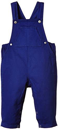 Petit Bateau Baby Boys SIRENE Plain Dungarees, Blue (source), 6-12 months (Manufacturer size: 12 mois)