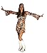 Price comparison product image 60s 70s Swirl Hippy Retro Gogo Fancy Dress Size XL (Women: 14-16)