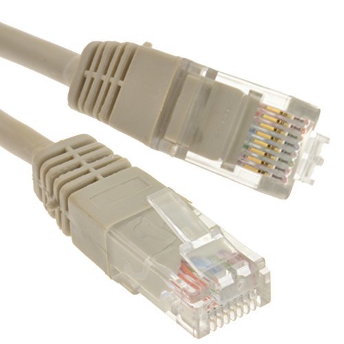 Grey Netzwerk Ethernet RJ45 CAT 5e UTP Patchkabel LAN Kupfer Kabel Anschlusskabel 6 m