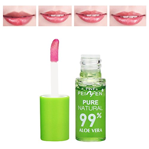 Hanyia Aloe Vera Jelly Lippenstift Farbe Andern Temperatur Feuchtigkeitsspendende Balsam Lipgloss Color Change Jelly Lip Stain Moisturizing Waterproof Makeup - 4