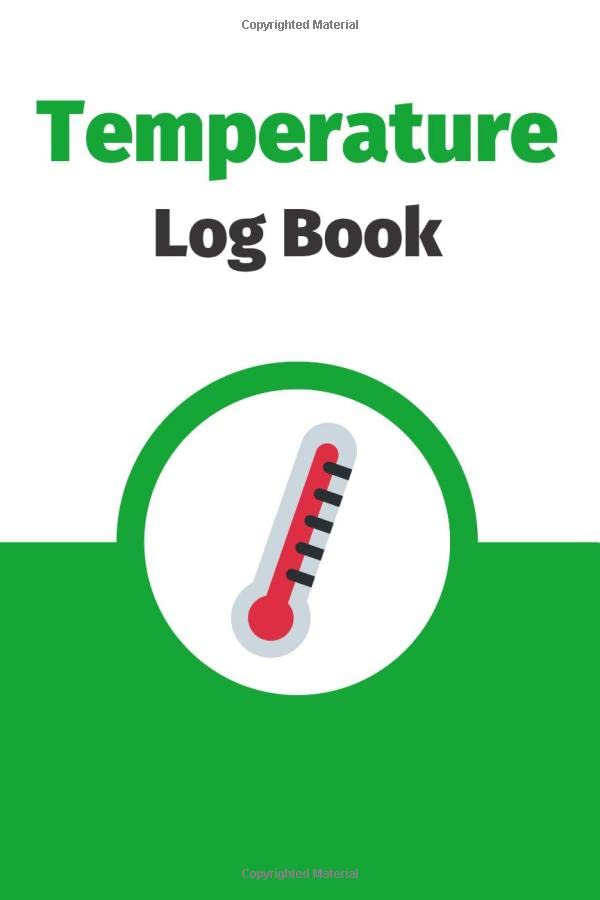 Temperature Log Book Temperature Control, Room Temperature Monitoring