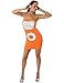 Price comparison product image Orion Costumes Adult Female Orange Music Player Dress