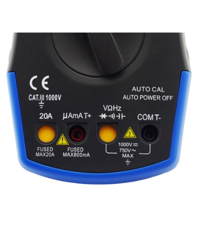 20A CATIII Digital Multimeter HP-760B mit Fehlbedienungssperre und Zubehör - 7