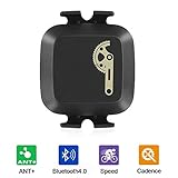 sensor cadencia bluetooth 4.0 💚Sensor de Cadencia Bluetooth 4.0 ANT+ - Empareje con sus dispositivos inteligentes o GPS de ciclismo de método inalámbrico a través de Bluetooth 4.0 ANT+, transmitiendo lecturas precisas. Con un nivel impermeable IP67.