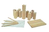 Eichhorn 100004541 – Outdoor Schach – aus Holz – mit Beutel – Höhe: 30cm - 3