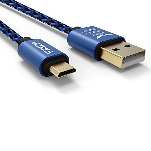 ULTRICS   C  ble Micro USB  Chargeur Rapide Donn  es Sync Cordon Nylon Tress   Data Charger Connecteur Pour Samsung Galaxy Samsung Galaxy S7 Edge  Nex