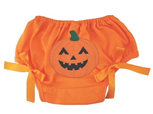 Trick or Treat Pumpkin Orange Bloomer Halloween Panty Baby Girl Clothing 6-24m